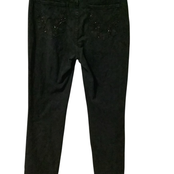 NYDJ Women's Black Stretch Boot Cut Jeans EUC Size 8 - Picture 8 of 12